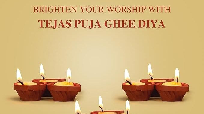 Ghee Diya with Batti